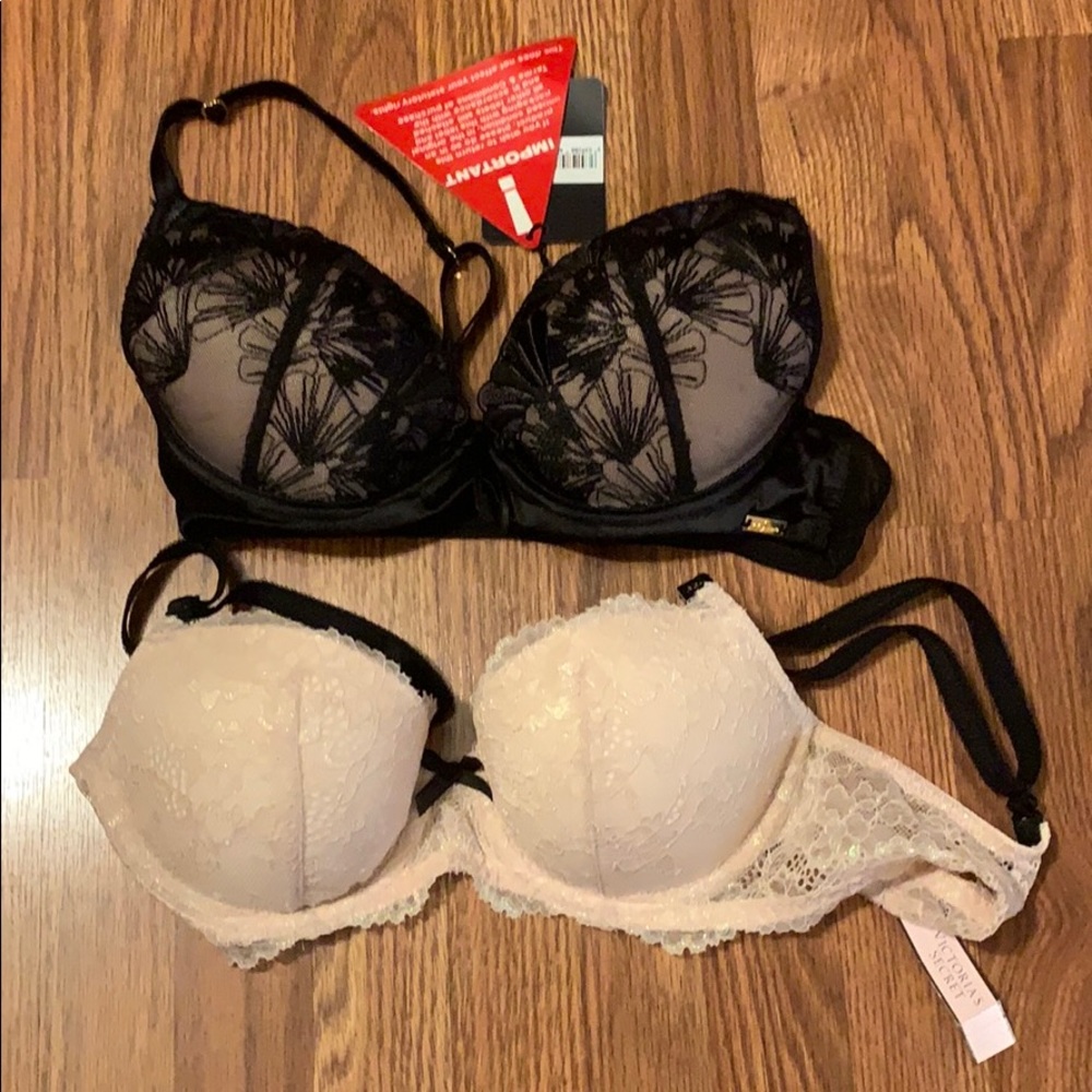 2 NWT Bras 32C